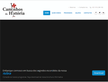 Tablet Screenshot of caminhosdahistoria.com